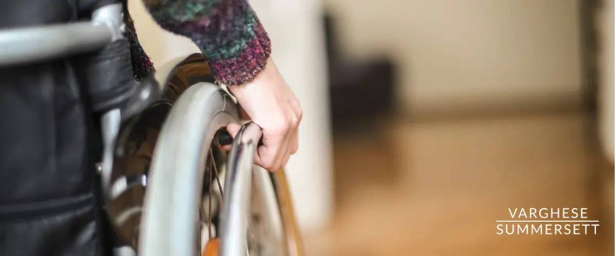 Paraplegia resulting from car accident