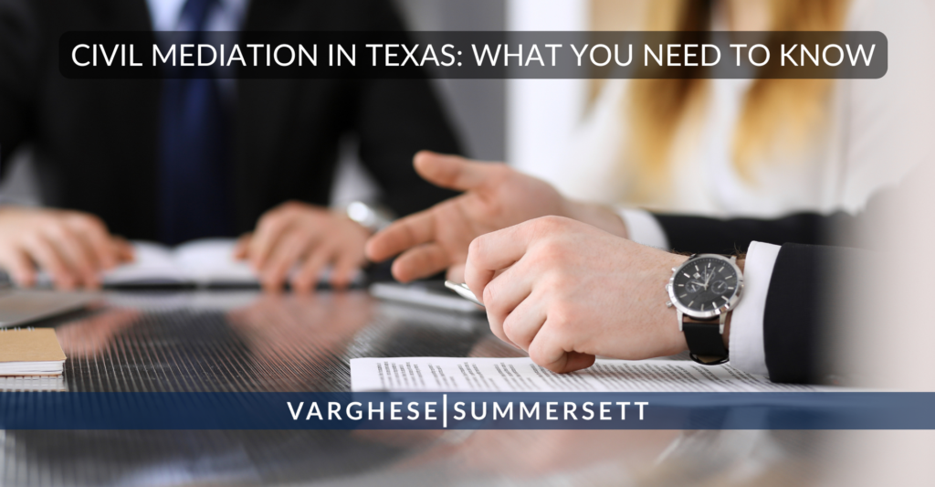 Civil Mediation in Texas: What You Need to Know
