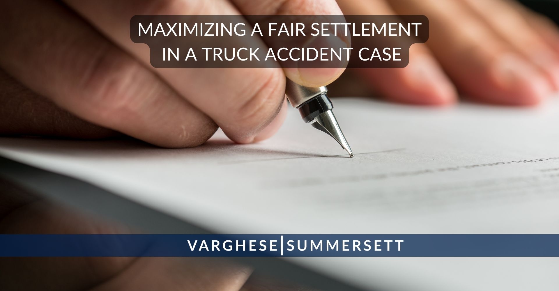 Fair Settlement