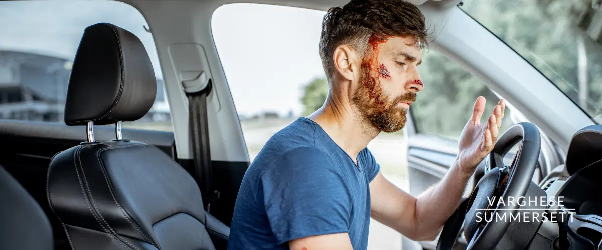 Suspected concussion after car accident
