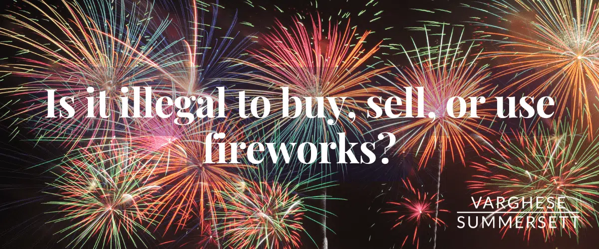 use of fireworks