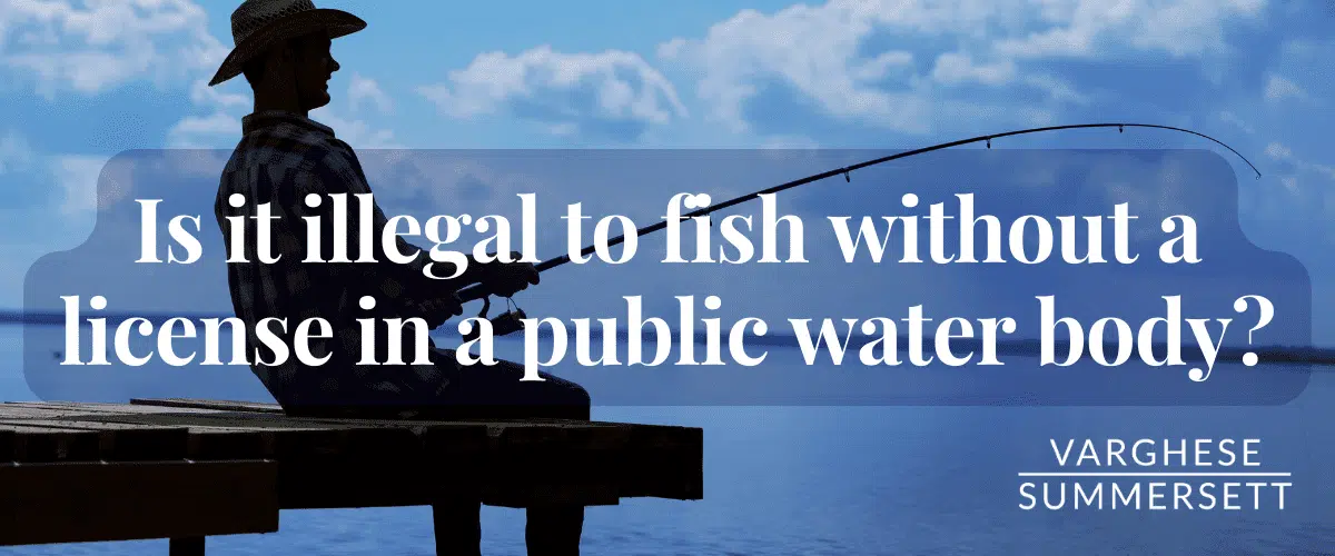 fish without license