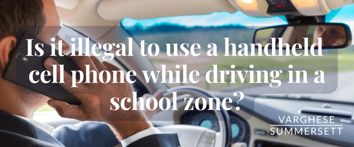 illegal to use handheld phone