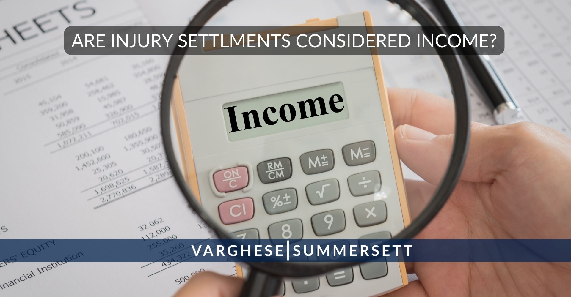 Are PI Settlements Considered Child Support Income