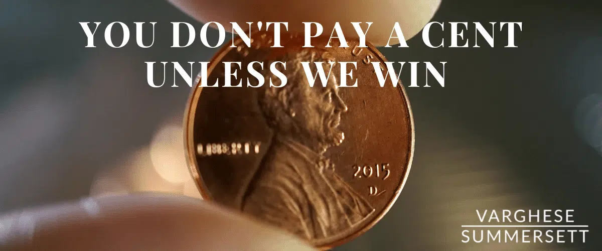 You don't pay a cent unless we win