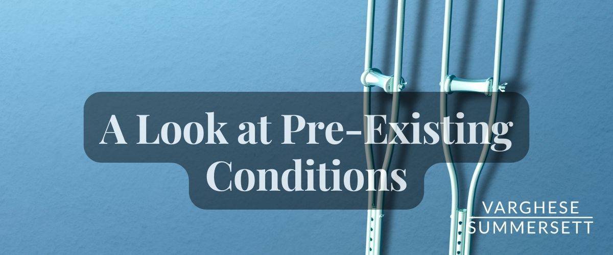 pre-existing conditions