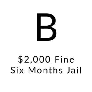 Class B Misdemeanor 300x300 1 | Varghese Summersett Class B Misdemeanors in Texas