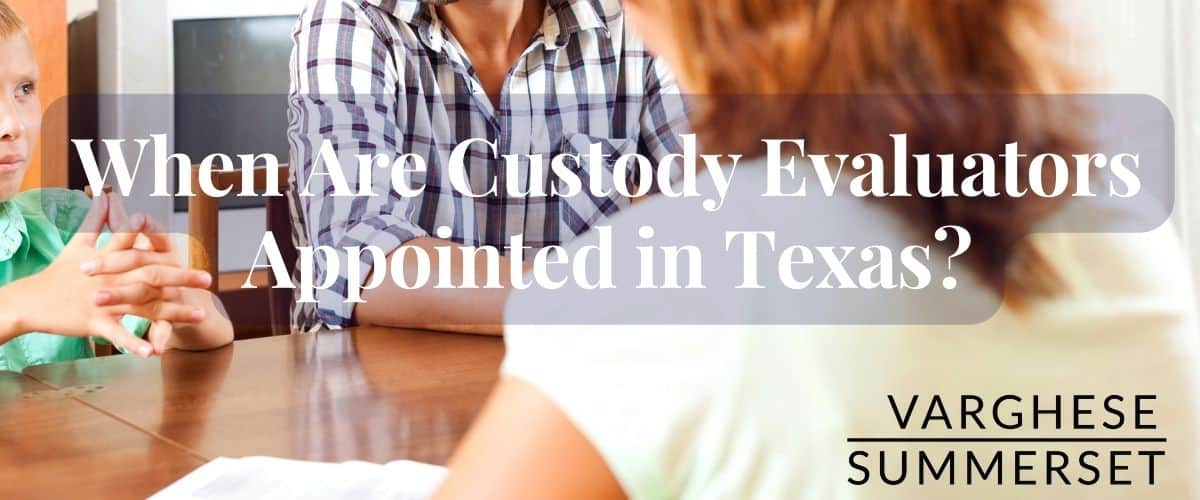 Custody Evaluators