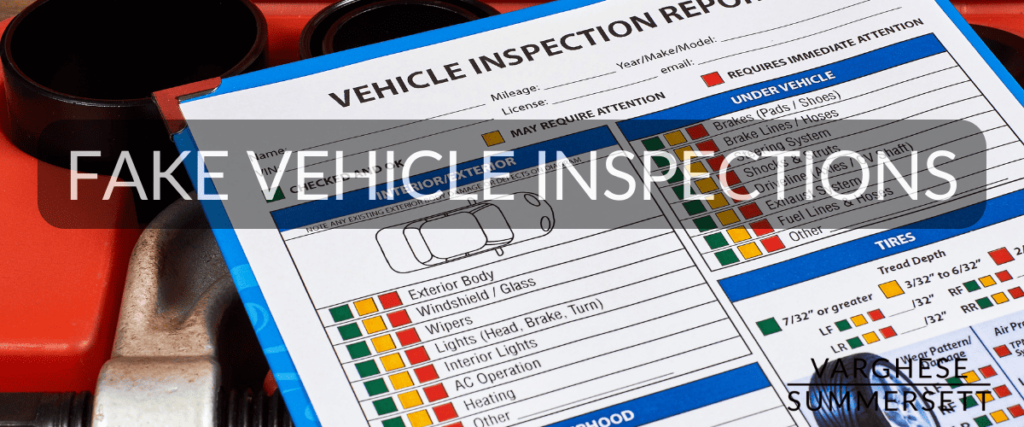 Fake Vehicle Inspections