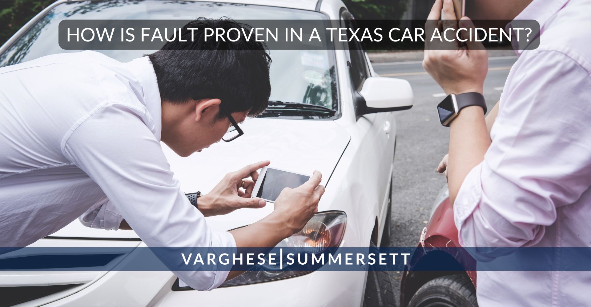 How is fault proven in texas car accident