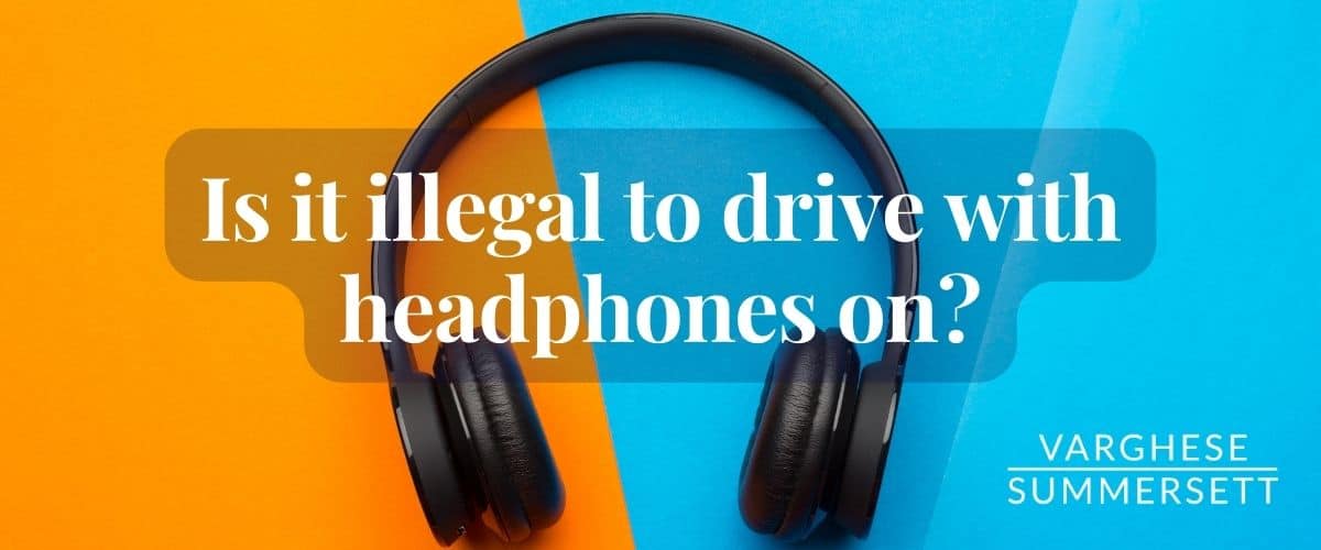 headphones while driving