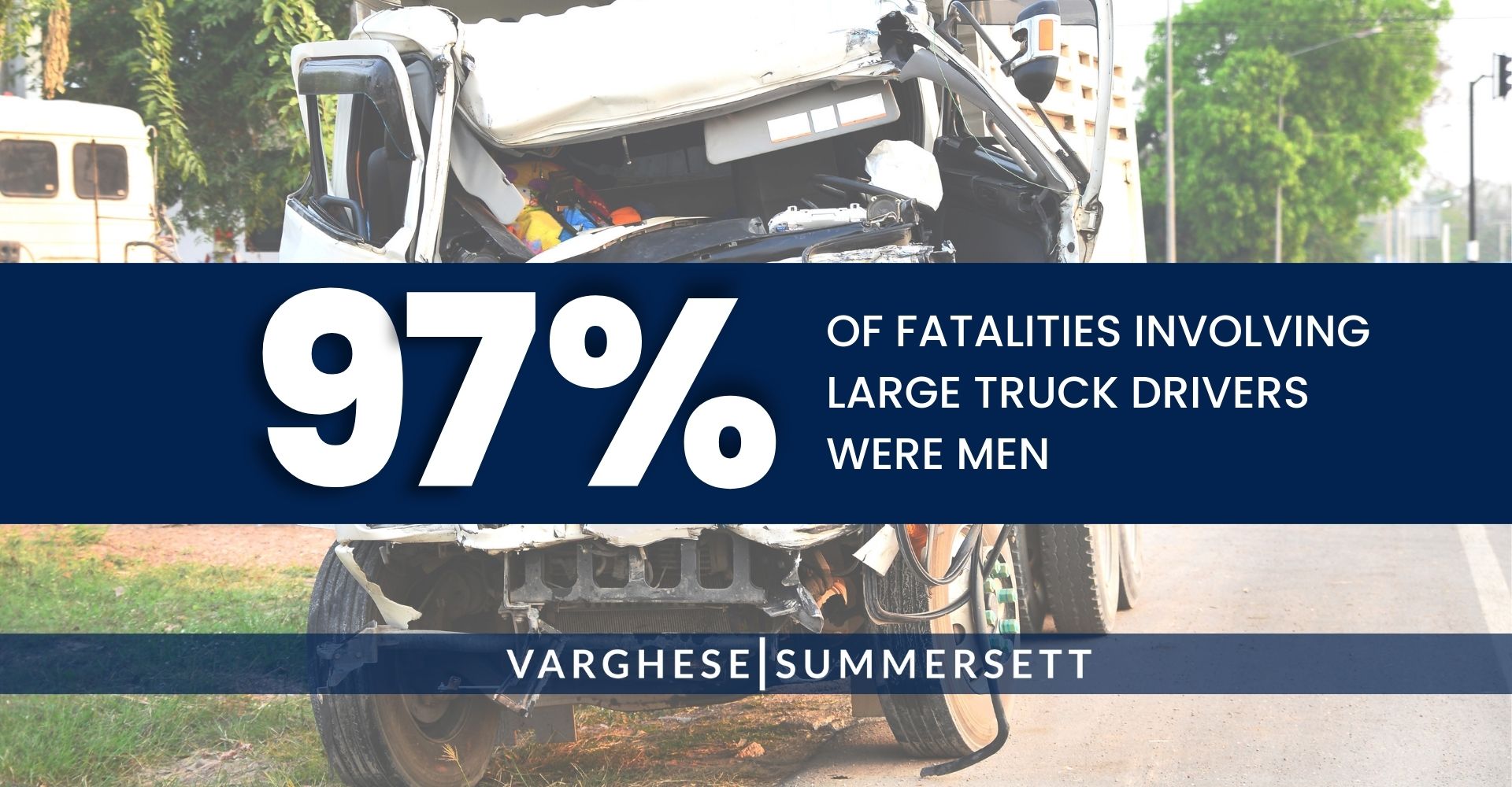 male victim of truck accidents