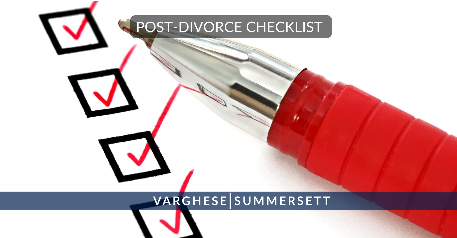 Post-Divorce Checklist