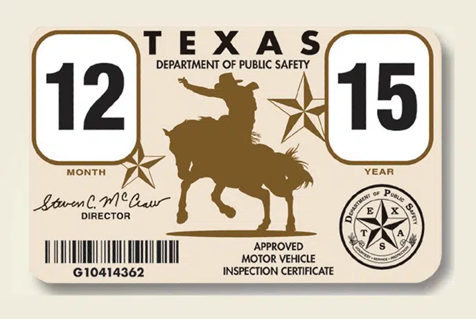 Remember the second sticker | Varghese Summersett At one point Texas had a second sticker for inspections