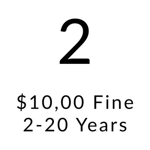 second degree felony in Texas