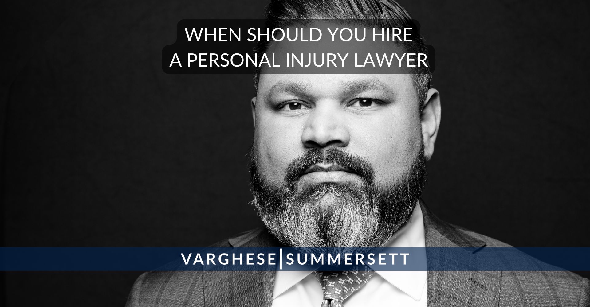 when should you hire a personal injury lawyer