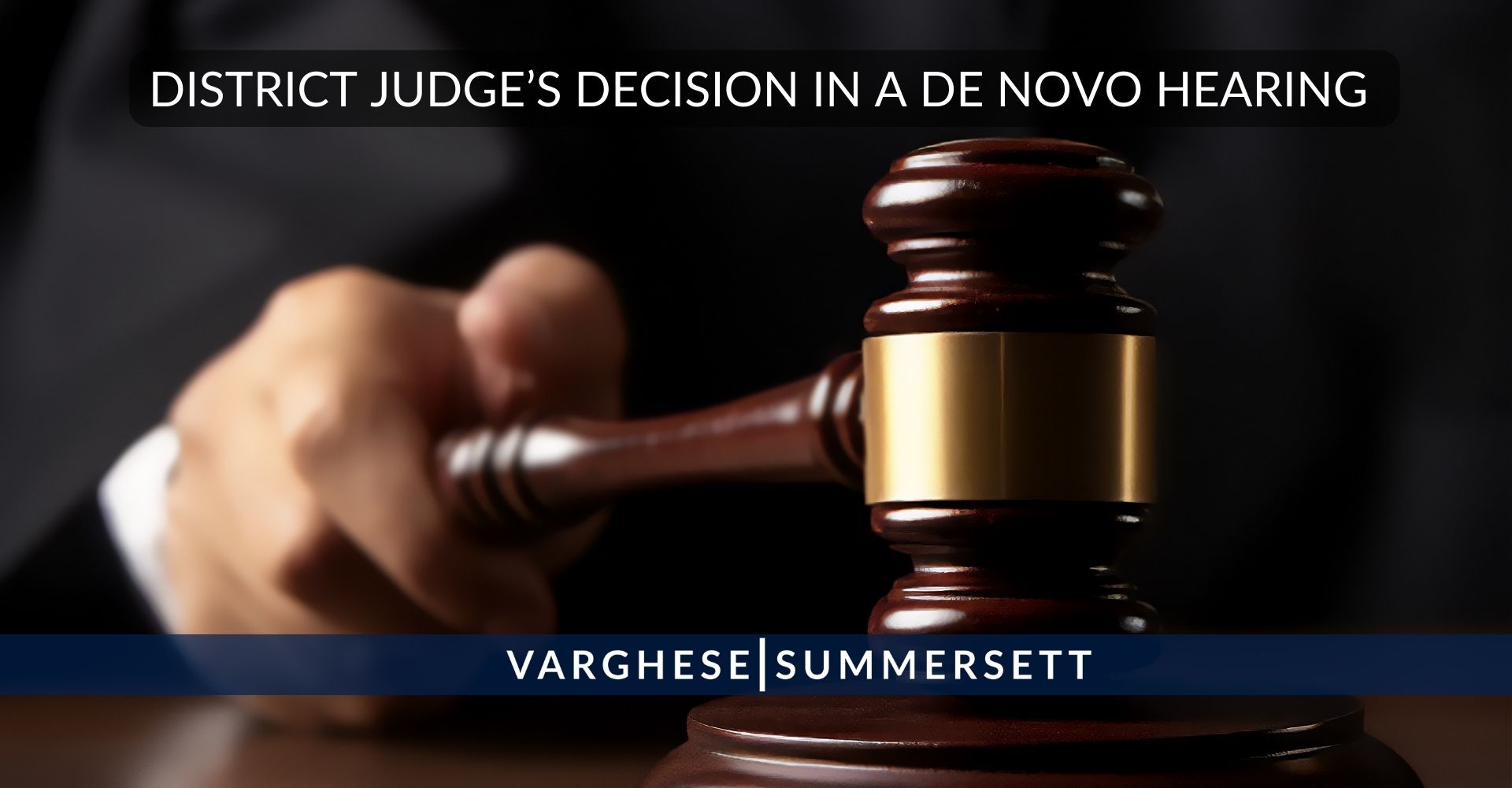 What is a De Novo Hearing in Texas Family Courts?