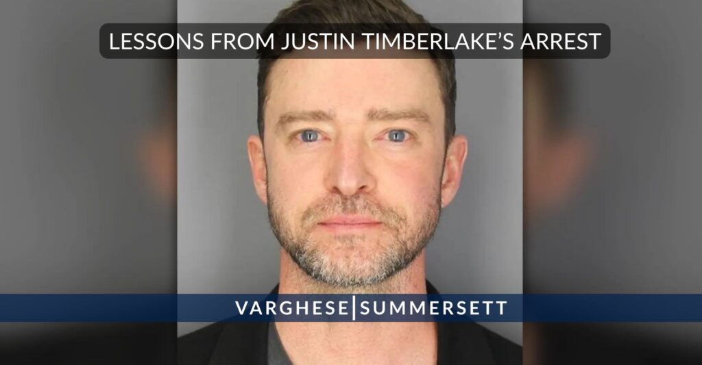 DWI Lessons from Timberlake arrest