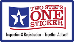 texas inspection is one sticker now