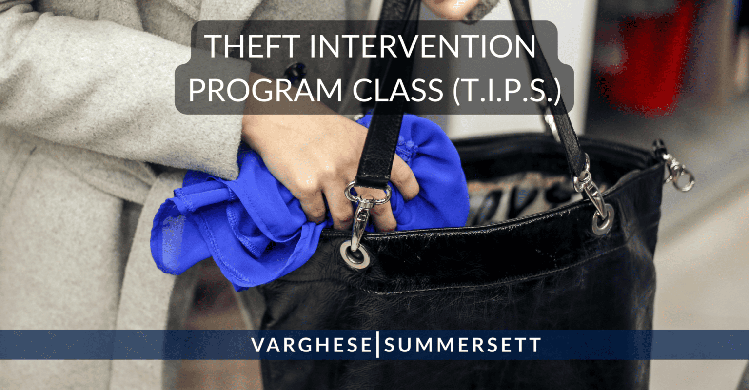 THEFT INTERVENTION PROGRAM CLASS (T.I.P.S.)