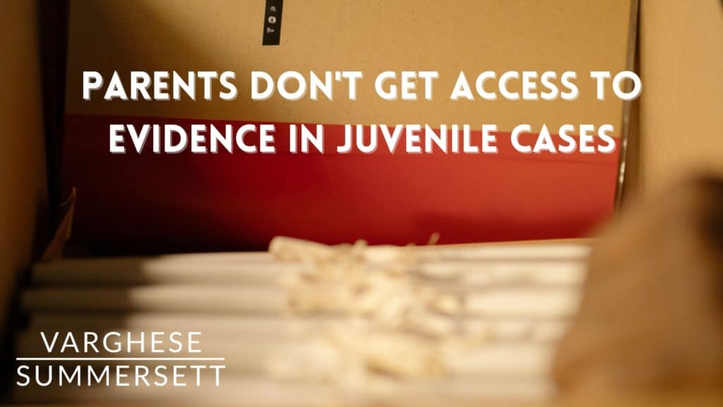 juvenile evidence