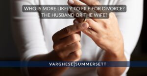 ¿Quién tiene más probabilidades de pedir el divorcio? ¿El marido o la mujer?