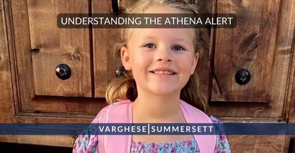 athena alert vs amber alert