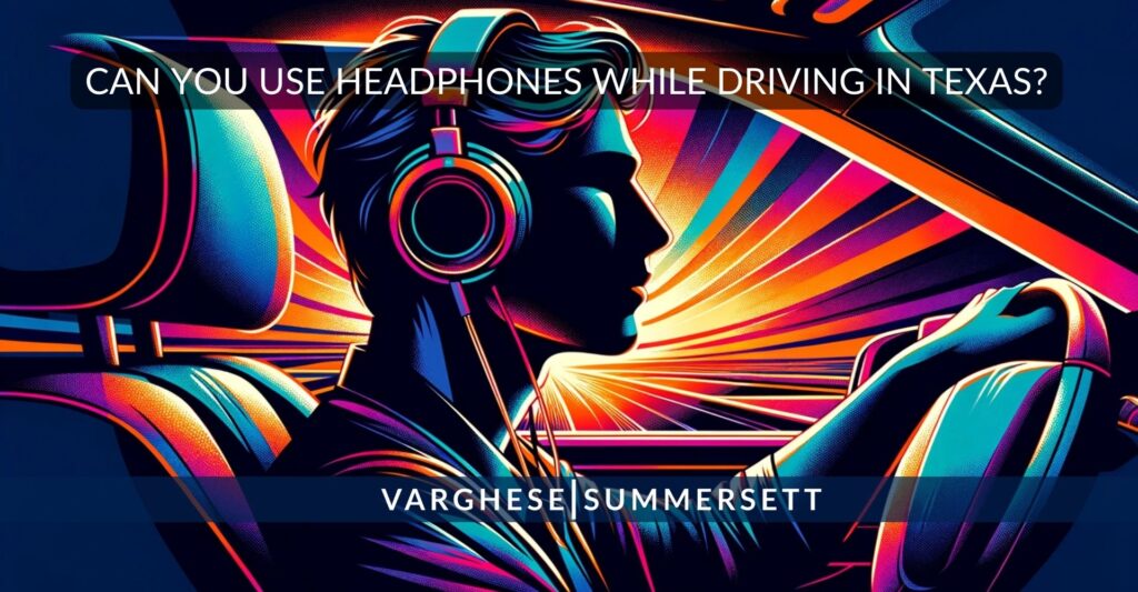 can you wear headphones while driving in Texas