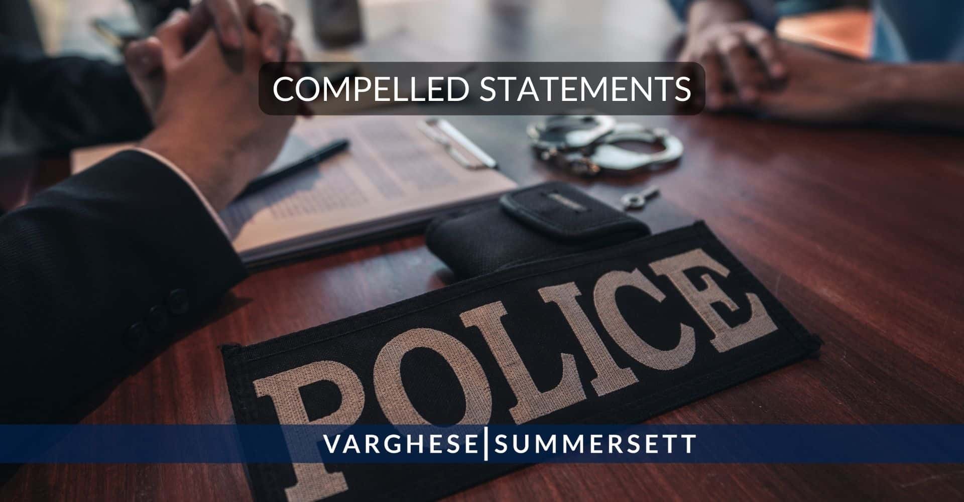 compelled statements and garrity warnings