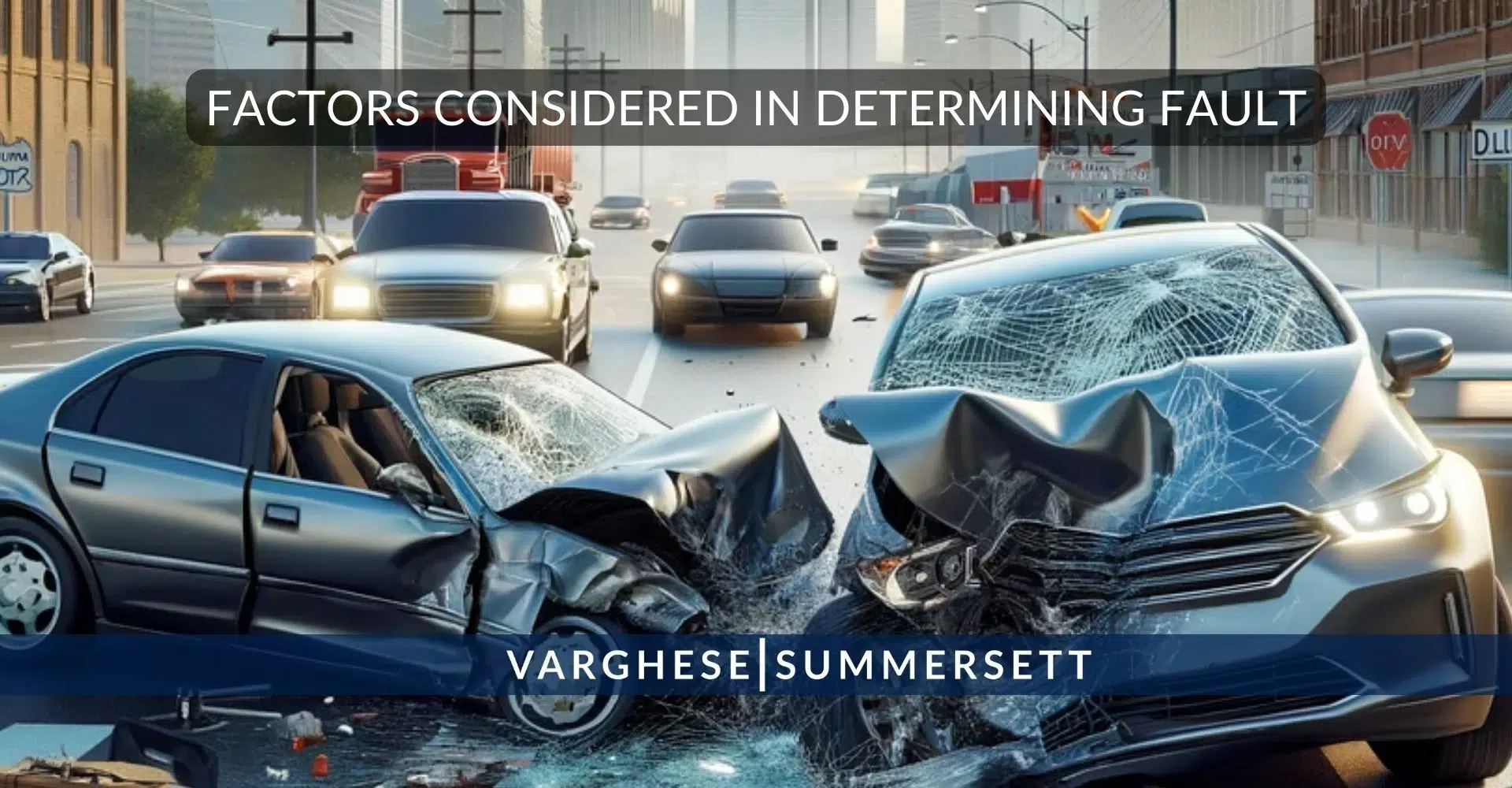 factors in determining fault in a car accident