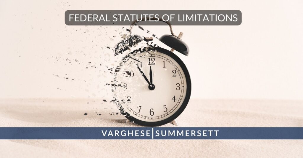 federal statutes of limitations