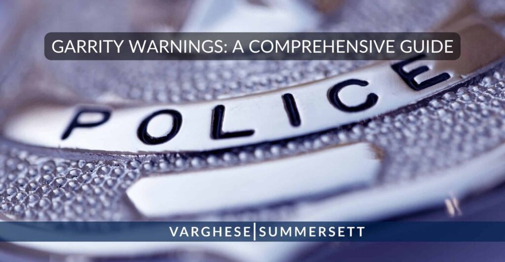 garrity warnings a comprehensive guide