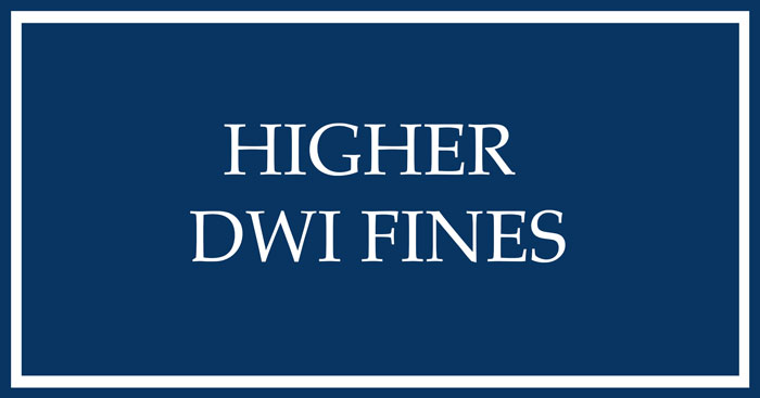 higher DWI fines