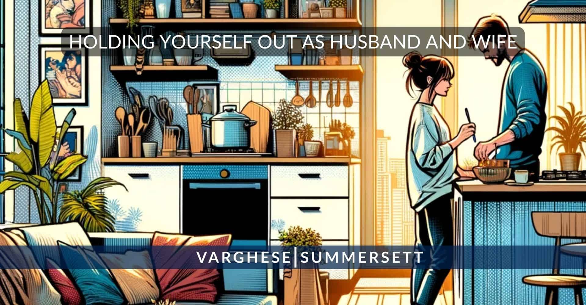 holding yourself out as common law married