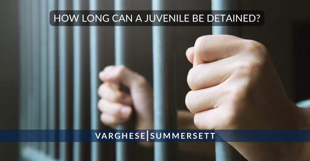how long can a juvenile be detained in Texas