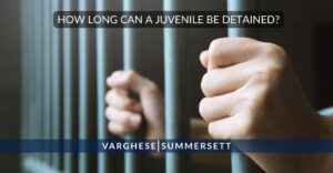 how long can a juvenile be detained in Texas