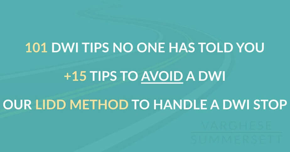 Sentences of ways to avoid DWI's