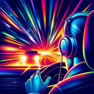 illegal to wear headphones while driving in texas