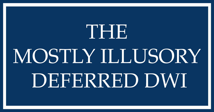 the illusory DWI bill