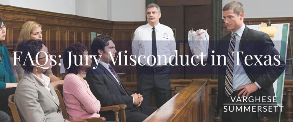 jury misconduct FAQ