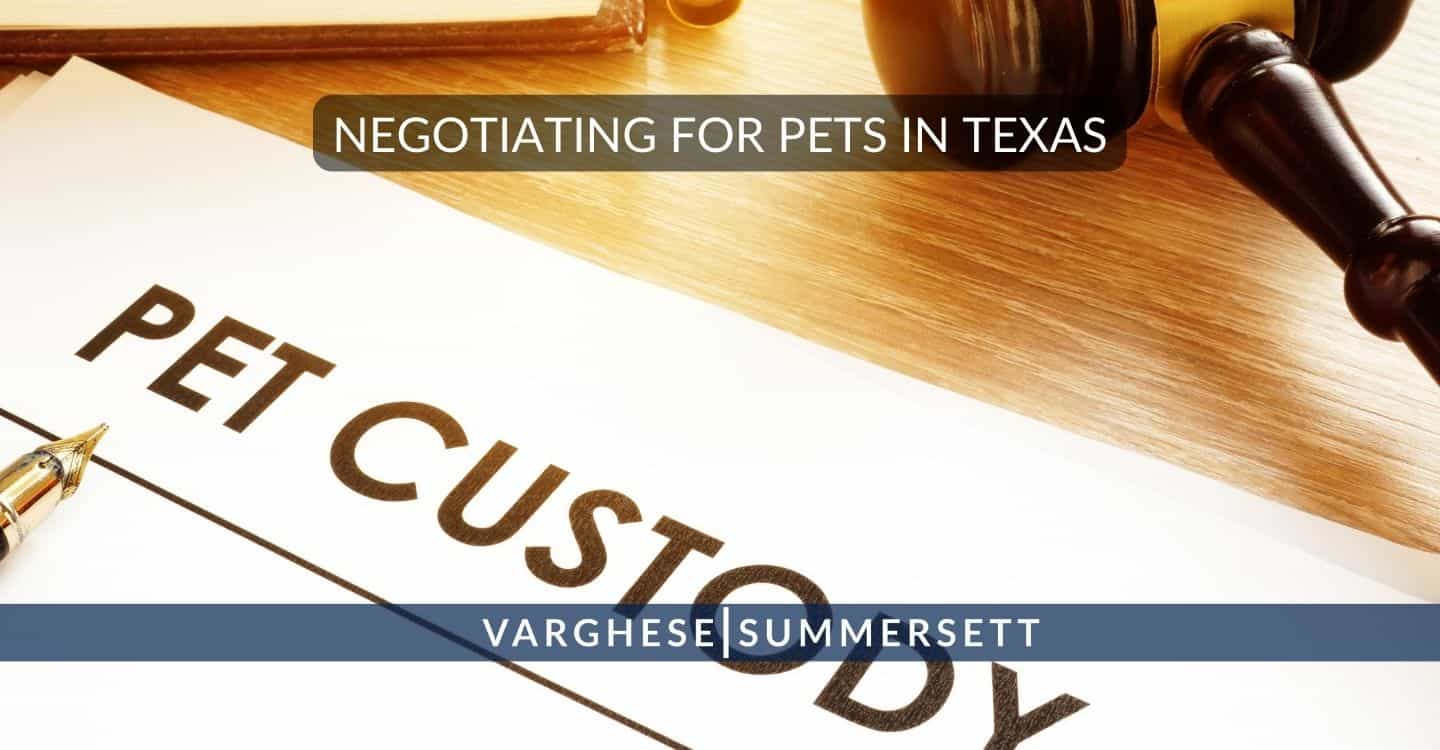 negotiating for pets in Texas