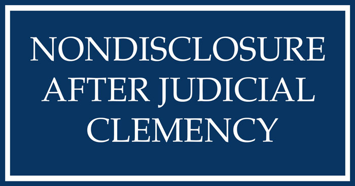 nondisclosure after clemency
