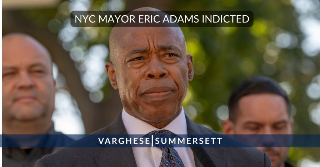 New York Mayor Eric Adams Indictment Explained