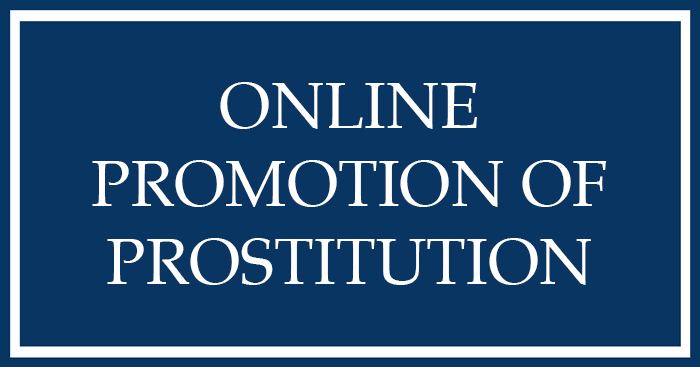 online promotion of prostitution