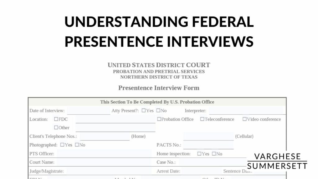 presentence interview