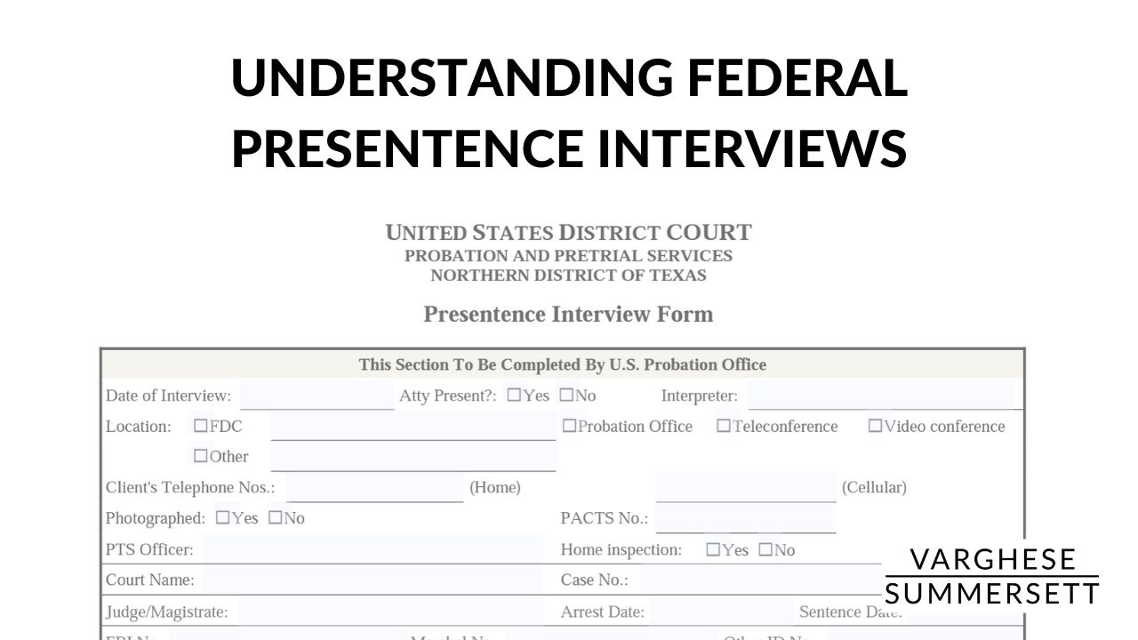 presentence interview