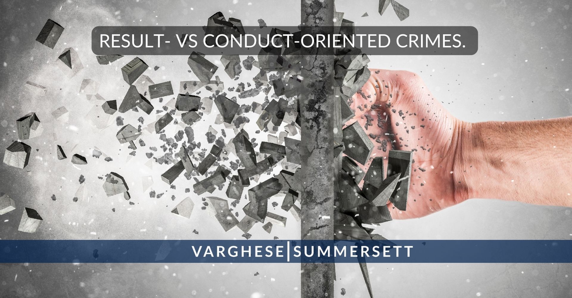 result vs conduct oriented crimes