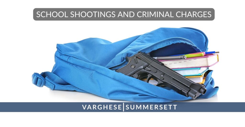 school shootings and criminal charges