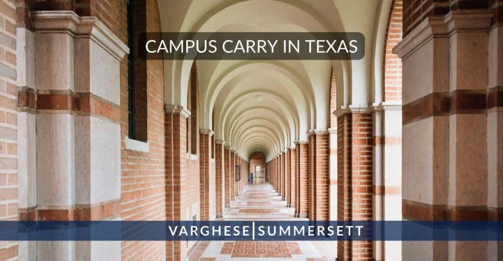 understanding campus carry in Texas