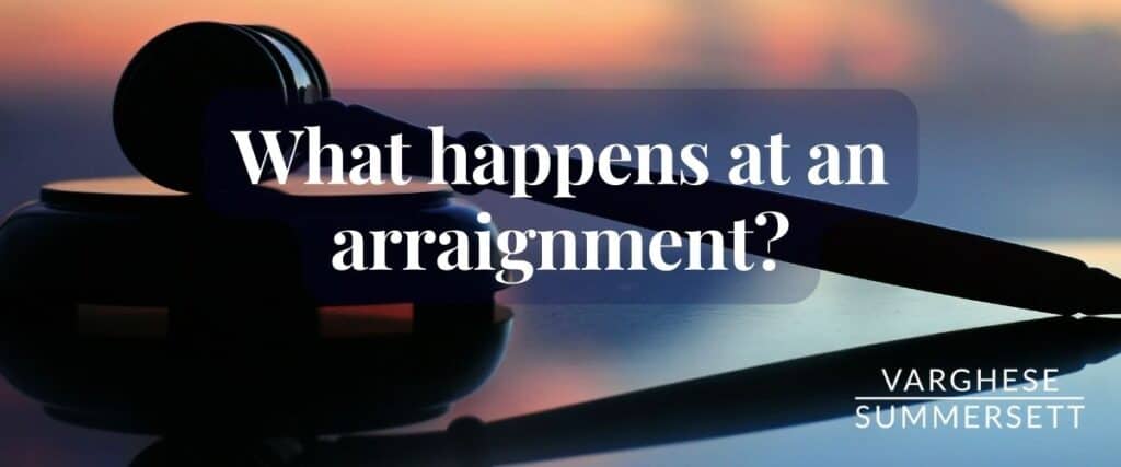 what happens at an arraignment